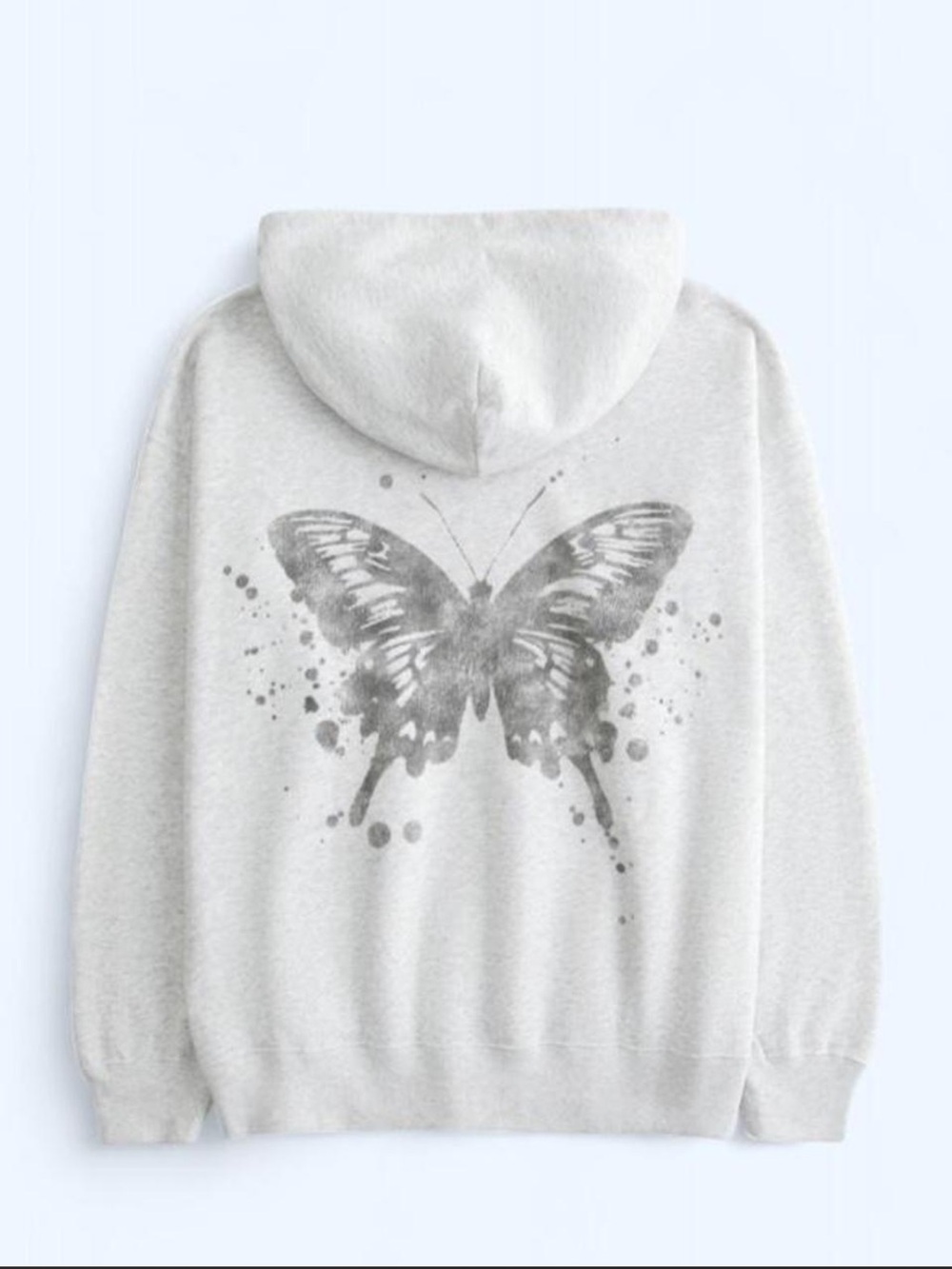 Hollister Feel Good Oversized Butterfly Graphic Hoodie